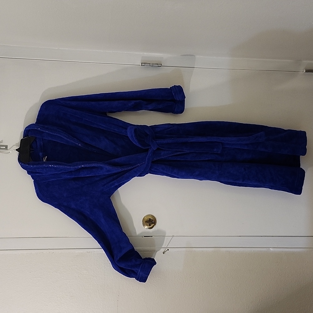 Charlotte- Dark Blue House Coat